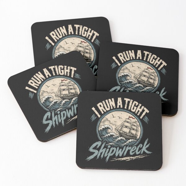 Item preview, I Run A Tight Ship Wreck – Vintage Stormy Seas Edition designed and sold by HumansStuck12.