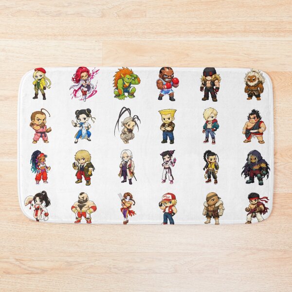 Item preview, Mega Chibi Street Fighter Characters Fanart Pack designed and sold by bapupa.
