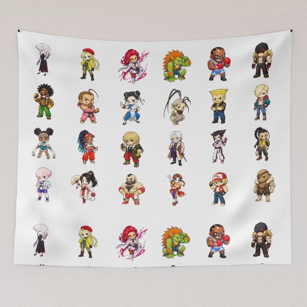 Item preview, Mega Chibi Street Fighter Characters Fanart Pack designed and sold by bapupa.