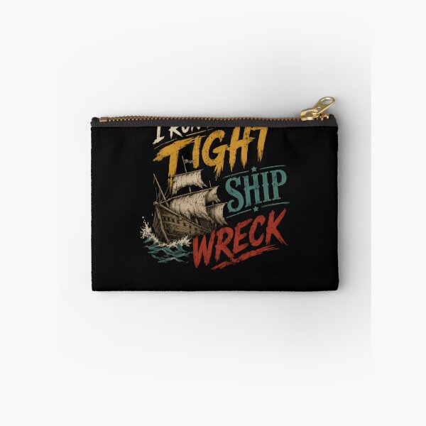 Item preview, I Run A Tight Ship Wreck – Bold Captain Chaos designed and sold by HumansStuck12.