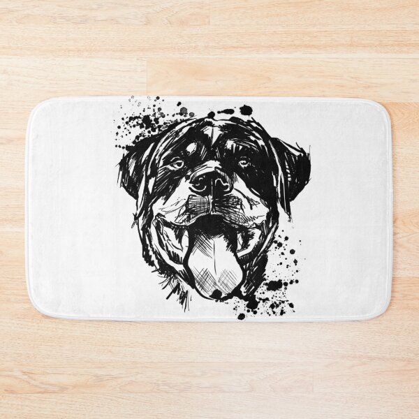 Item preview, Rottweiler Gothic Ink Portrait designed and sold by Inkversed.