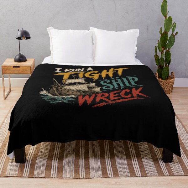 Item preview, I Run A Tight Ship Wreck – Bold Captain Chaos designed and sold by HumansStuck12.