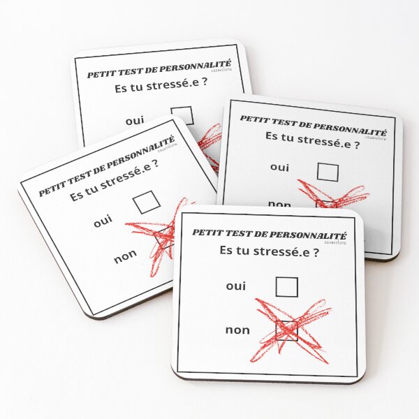 Item preview, personality test designed and sold by bien cordialement .