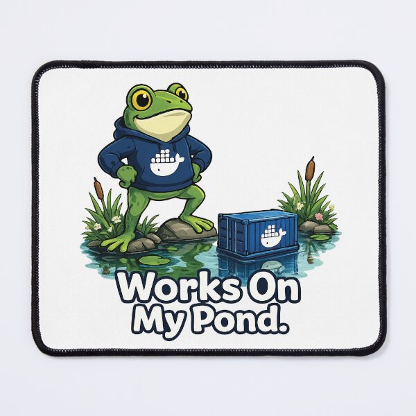 Item preview, Works On My Pond Frog designed and sold by SimplePoDesign.