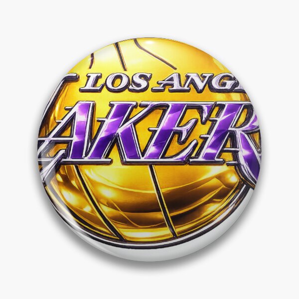 Item preview, Los Angeles Lakers Chrome Logo designed and sold by JC's Cards & More.