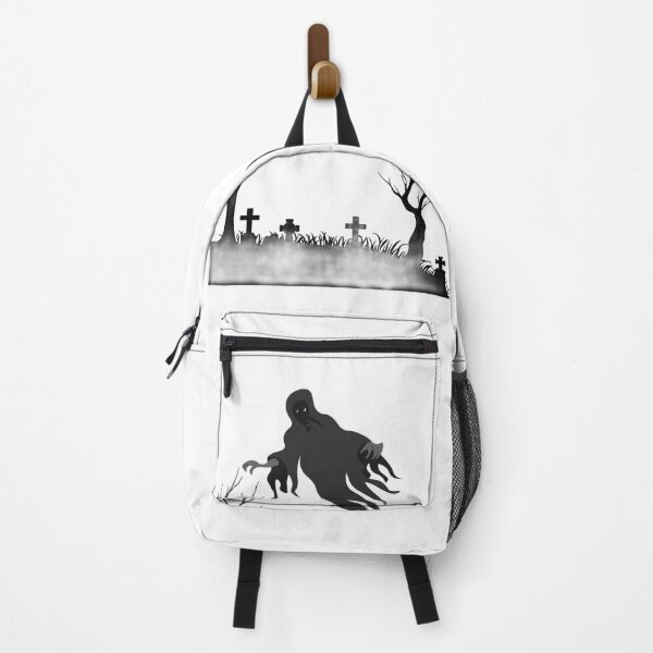 Item preview, Eerie Ghost Rising Over Graveyard Silhouette designed and sold by DailyDoodlesBySumbul.