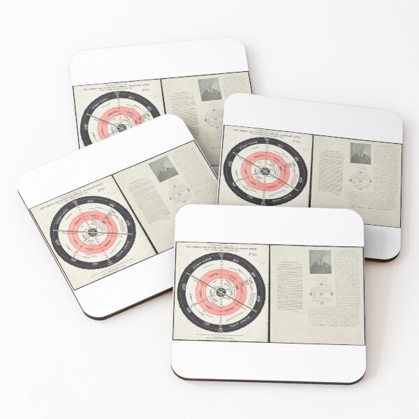 Item preview, Vintage Flat Stationary Earth Map Print designed and sold by Bart4jesus.