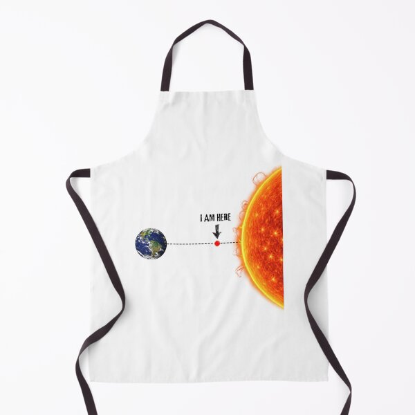 Item preview, Funny Earth Sun Distance Heat Wave Science Humor Design I Am Here designed and sold by Artycom.