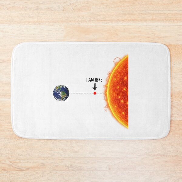 Item preview, Funny Earth Sun Distance Heat Wave Science Humor Design I Am Here designed and sold by Artycom.