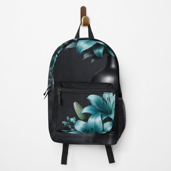 Item preview, Luxury Teal Flower in Black Vase Acrylic Wall Art designed and sold by Black Signal.