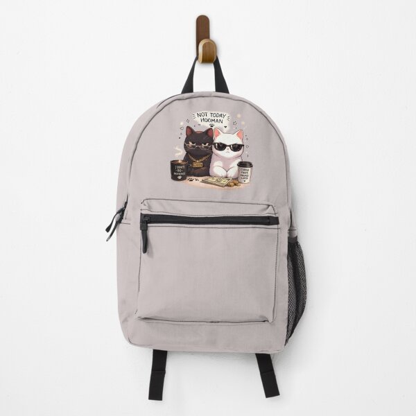 Item preview, Not Today Hooman | Funny Cool Black & White Cats Coffee Design designed and sold by aminomen.