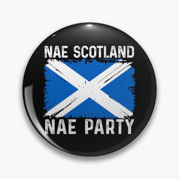 Item preview, No Scotland No Party Distressed Scottish Saltire Flag designed and sold by Ali-printshop.