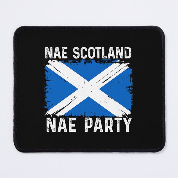 Item preview, No Scotland No Party Distressed Scottish Saltire Flag designed and sold by Ali-printshop.