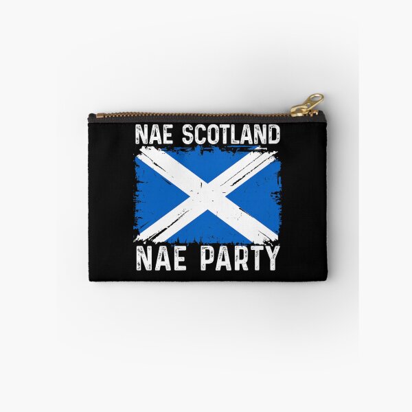 Item preview, No Scotland No Party Distressed Scottish Saltire Flag designed and sold by Ali-printshop.
