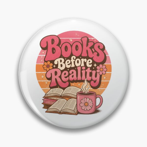 Item preview, "Books Before Reality" Retro designed and sold by MusesWhispers.
