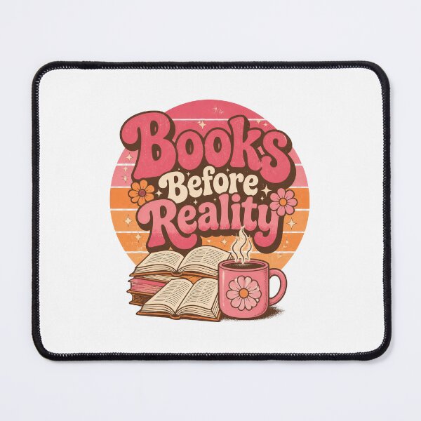 Item preview, "Books Before Reality" Retro designed and sold by MusesWhispers.