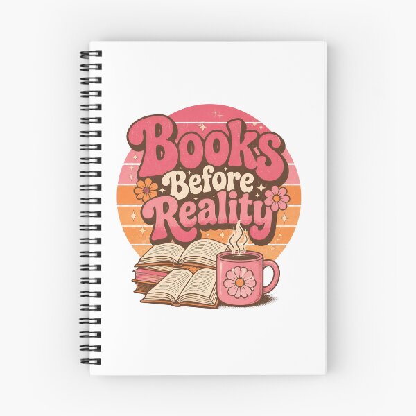 Item preview, "Books Before Reality" Retro designed and sold by MusesWhispers.