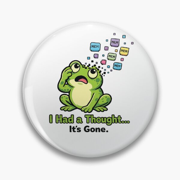 Item preview, I Had a Thought Frog designed and sold by SimplePoDesign.