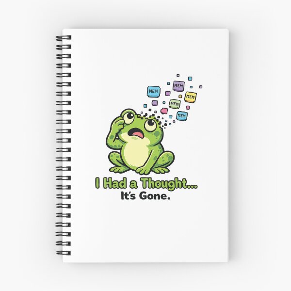 Item preview, I Had a Thought Frog designed and sold by SimplePoDesign.