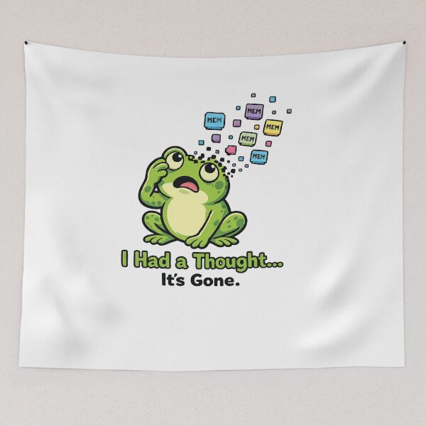 Item preview, I Had a Thought Frog designed and sold by SimplePoDesign.