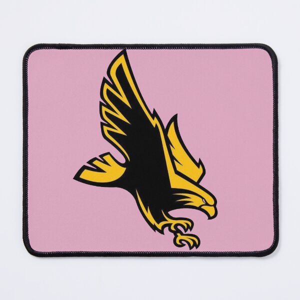 Item preview, Black and Gold Piqué Eagle – Sports Mascot Logo designed and sold by RAYBIL.