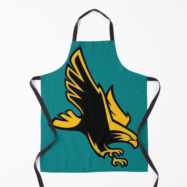 Item preview, Black and Gold Piqué Eagle – Sports Mascot Logo designed and sold by RAYBIL.