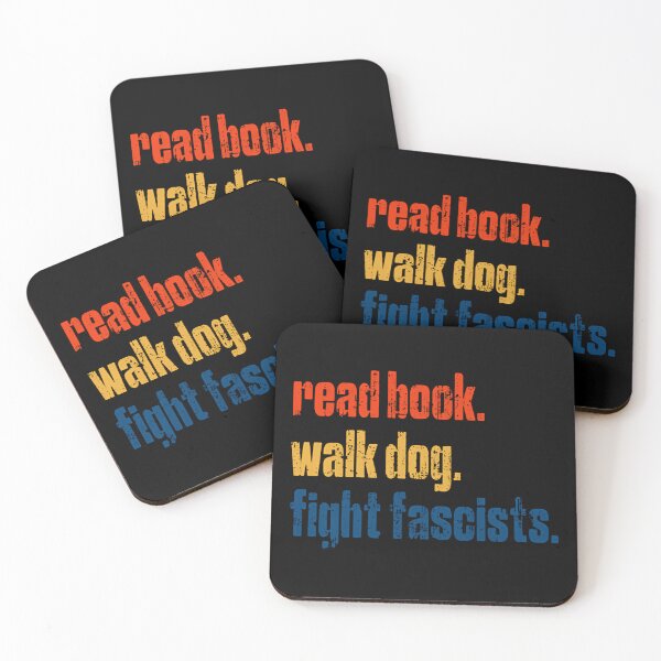 Item preview, Read Books Walk Dogs Fight Fascists – Vintage Activist designed and sold by HumansStuck12.