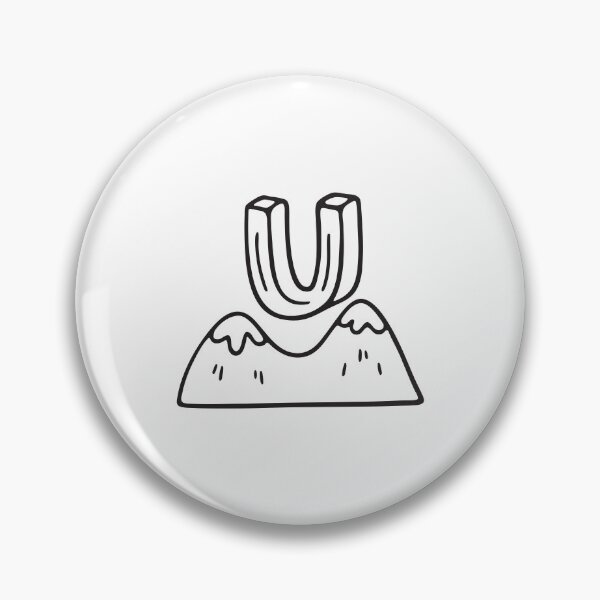 Item preview, Letter U Above Uphill Road designed and sold by rasagamastore.