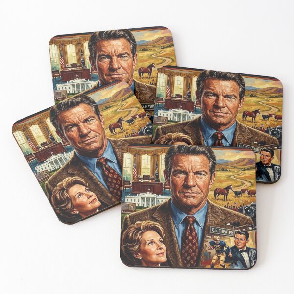 Item preview, Reagan Retro Biographical Drama Tribute Art Movie Poster designed and sold by Art's Diner.