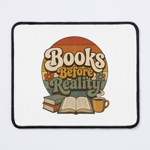 Item preview, "Books Before Reality" Retro designed and sold by MusesWhispers.