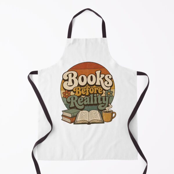 Item preview, "Books Before Reality" Retro designed and sold by MusesWhispers.