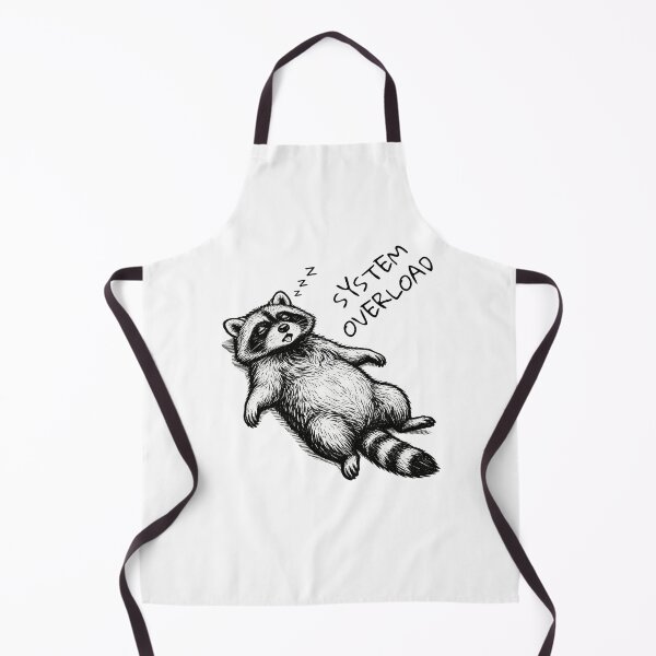 Item preview, Funny Raccoon | System Overload | Burnout Meme designed and sold by moodiecatshop.