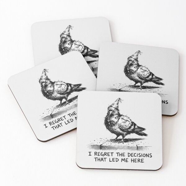 Item preview, The "I Regret Everything" Pigeon designed and sold by ricopanda.