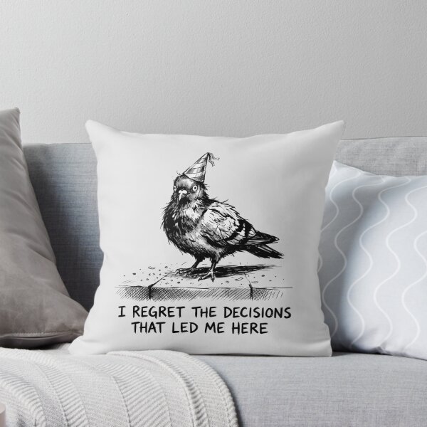 Item preview, The "I Regret Everything" Pigeon designed and sold by ricopanda.