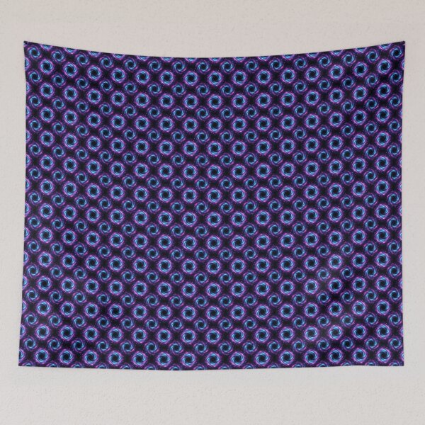Item preview, Cyberpunk Neon Spiral Vortex Pattern designed and sold by Pioneer Spirit Market.