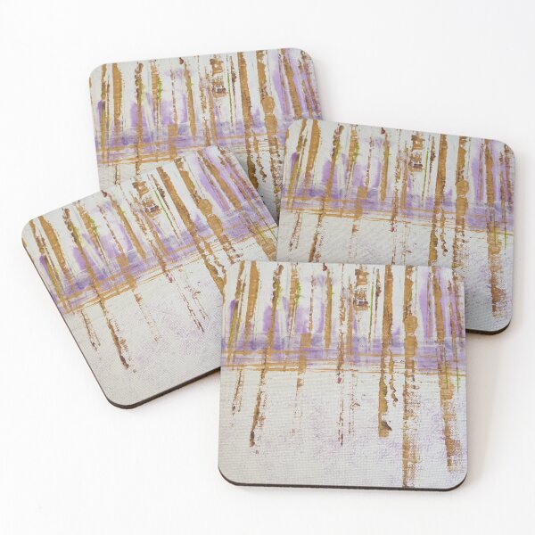 Item preview, Golden Birch - a woodland abstract designed and sold by Kzacreative.