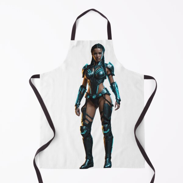 Item preview, Cyberpunk Female Warrior designed and sold by PixelFlowArt.