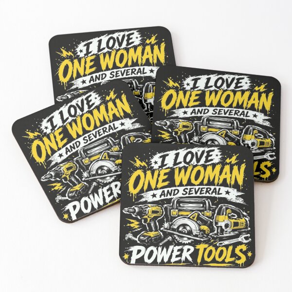 Item preview, I Love One Woman and Several Power Tools Funny Woodworker Gift designed and sold by haitrieuic96.