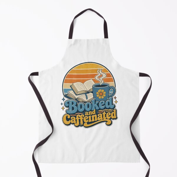 Item preview,  "Booked and Caffeinated" Retro designed and sold by MusesWhispers.