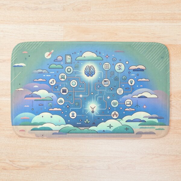 Item preview, Neural Network Illustration designed and sold by EchoWave11.