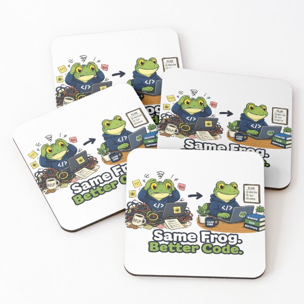 Item preview, Better Code Frog designed and sold by SimplePoDesign.