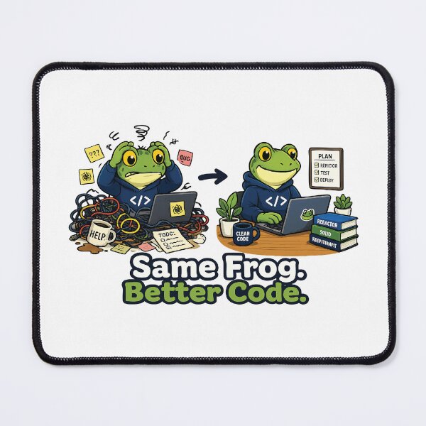 Item preview, Better Code Frog designed and sold by SimplePoDesign.