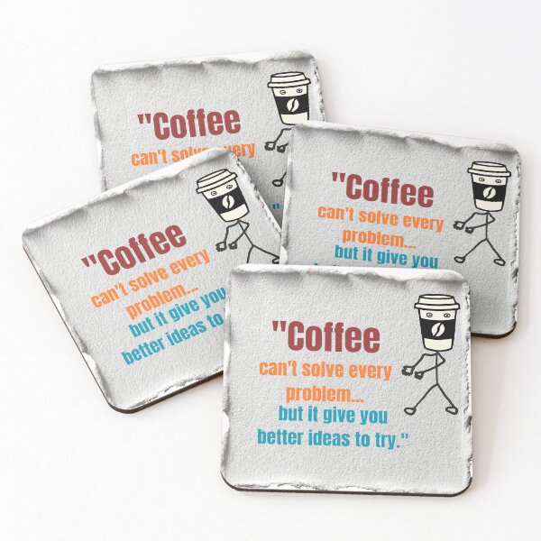 Item preview, Coffee Can't Solve Every Problem – Funny Coffee Lover Typography Quote | Motivational Humor Art designed and sold by Road Rouch Gallery.