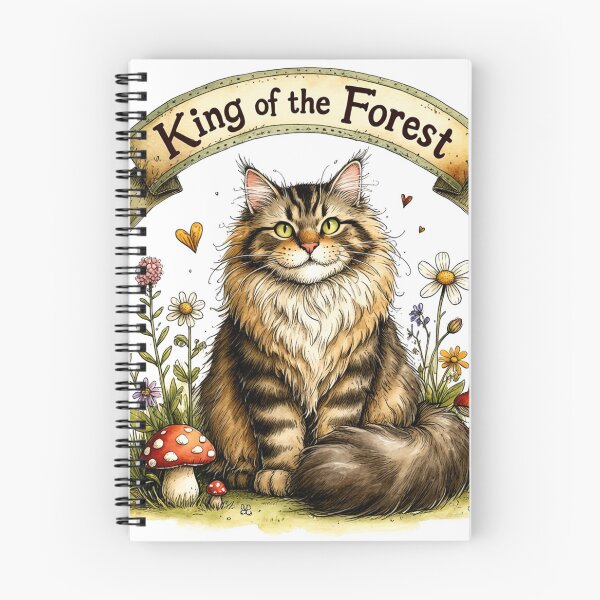 Item preview, Maine Coon King of the Forest Cat Sticker T-Shirt Gift designed and sold by barbastyle.