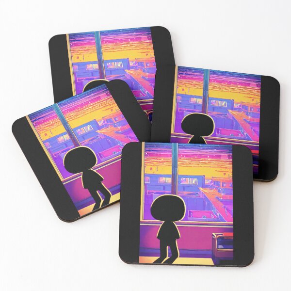 Item preview, Art - Graphic Work, 1980s Abstract Urban Geometry designed and sold by Zone--Gaming.