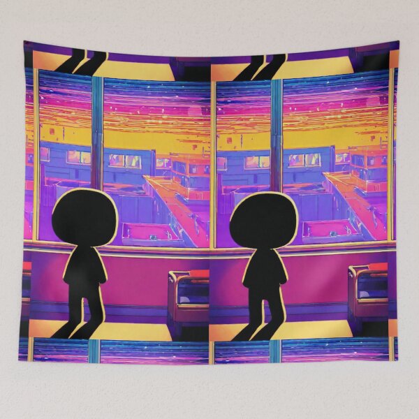 Item preview, Art - Graphic Work, 1980s Abstract Urban Geometry designed and sold by Zone--Gaming.