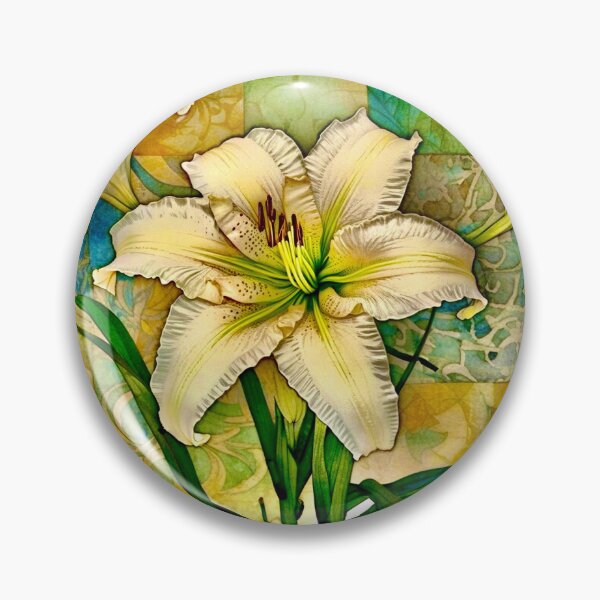 Item preview, Vintage Daylilies 5 designed and sold by ©Janis Zroback.