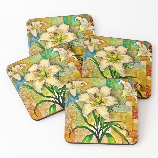 Item preview, Vintage Daylilies 5 designed and sold by ©Janis Zroback.