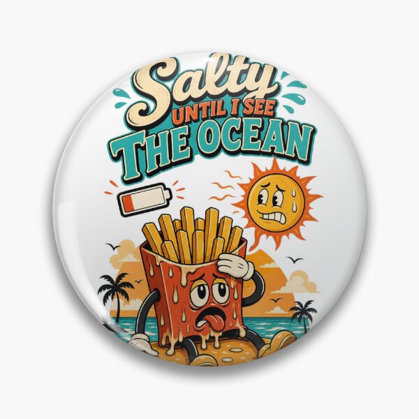 Item preview, Salty Until I See The Ocean Funny Summer designed and sold by mo-carnival.