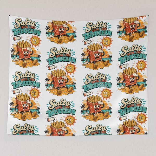 Item preview, Salty Until I See The Ocean Funny Summer designed and sold by mo-carnival.